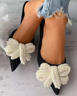 Pearly slides heel