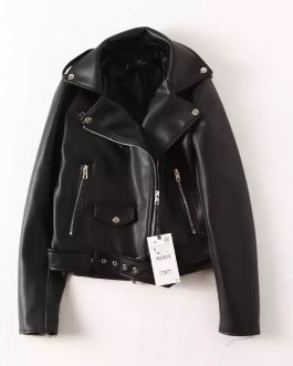 Zara leather jacket